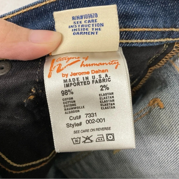 Citizens of Humanity Y2K Low Waist Flare Stretch Jeans size 27 - Picture 4 of 13